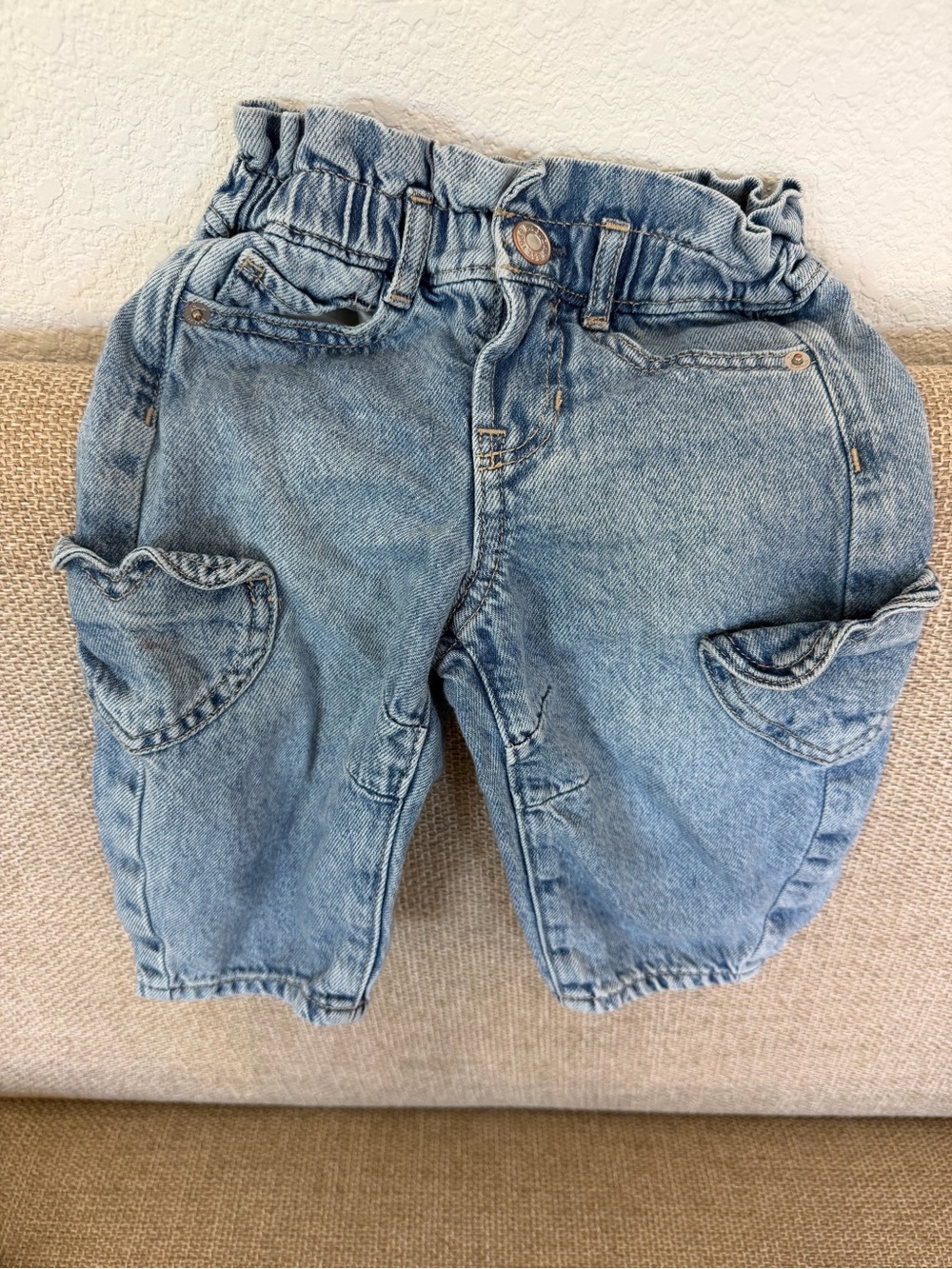 GAP Light Blue Denim Heart-Pocket Jeans